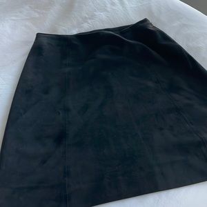 Babaton suede black skirt. Size 6